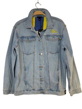 NWT Real Salt Lake Womens Denim Trucker Jacket 2XL By The Wild Collective MLS